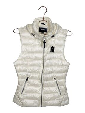 Mackage Cream Quilted Lightweight Down Vest